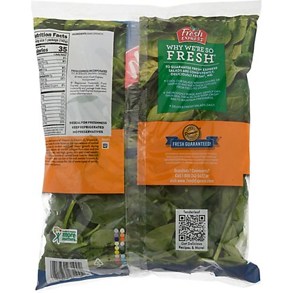 Fresh Express Greens Baby Spinach Salad - 5 Oz - Image 6