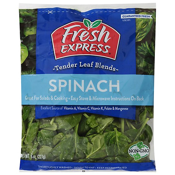 Fresh Express Salad Greens Spinach - 8 Oz