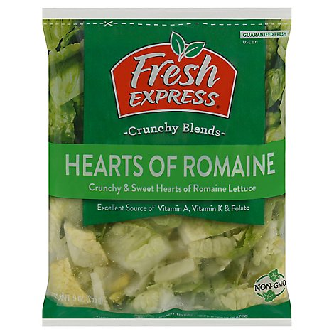 Fresh Express Salad Greens Hearts Of Romaine - 9 Oz