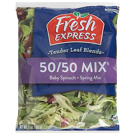 Fresh Express Salad Greens 50 50 Mix - 5 Oz