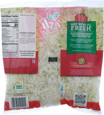 Fresh Express Coleslaw Angel Hair Prepacked - 10 Oz - Image 6