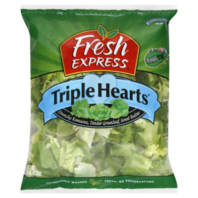 Fresh Express Salads Triple Hearts Prepacked - 8 Oz