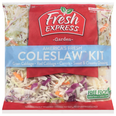 Fresh Express Coleslaw Kit Prepacked - 11 Oz