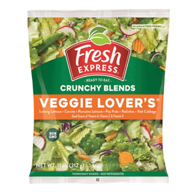 Fresh Express Salad Greens Veggie Lovers - 11 Oz