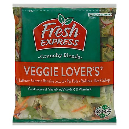 Fresh Express Salad Greens Veggie Lovers - 11 Oz - Image 1