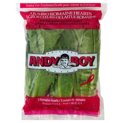 Signature SELECT/FARMS Romaine Hearts Prepackaged 3 Count