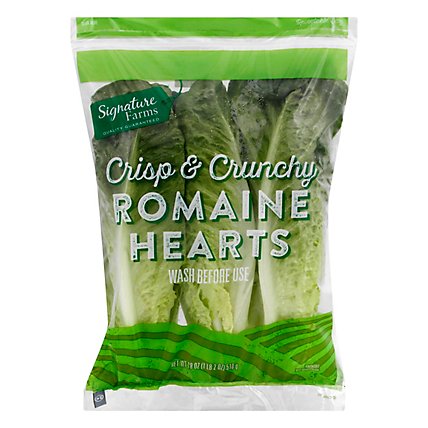 Signature Farms Romaine Hearts Prepackaged - 3 Count - Image 3