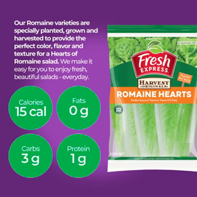 Signature Select/Farms Romaine Hearts Prepackaged 3 Count - Image 2