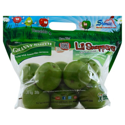 Granny Smith Apples Prepacked Bag - 3 Lb