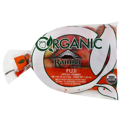 Apples Organic Fuji - 3 Lb - Image 1