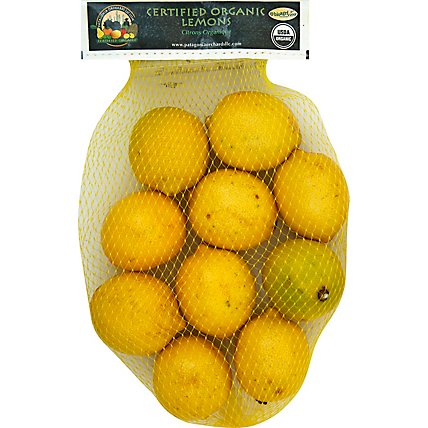 Organic Lemons Prepacked Bag - 2 Lb - Image 2