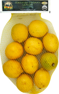 Organic Lemons Prepacked Bag - 2 Lb - Image 2