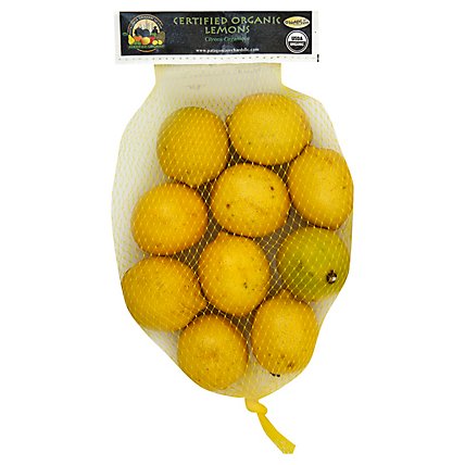 Organic Lemons Prepacked Bag - 2 Lb - Image 1