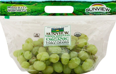 Organic Green Seedless Grapes - 2 Lb - Image 2