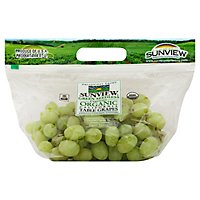 Organic Green Seedless Grapes - 2 Lb - Image 1