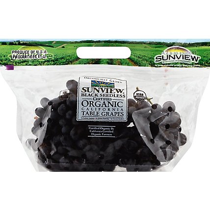 Grapes Black Seedless Organic - Image 2