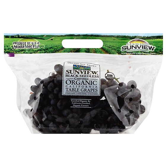 Grapes Black Seedless Organic