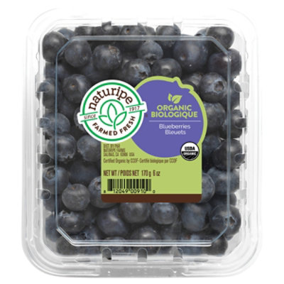 O Organics Blueberries Prepacked - 6 Oz