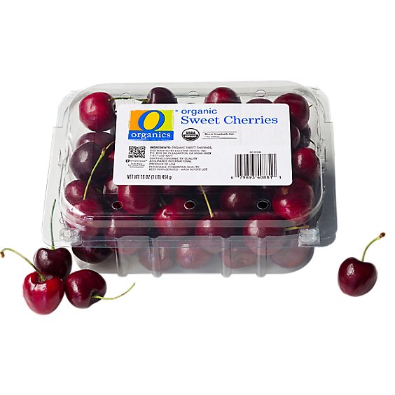 Cherries Organic Clamshell Prepacked - 1 Lb