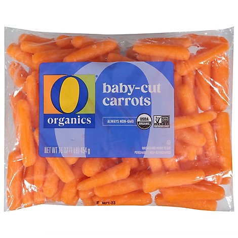 Mini Peeled Organic Carrots - 16 Oz