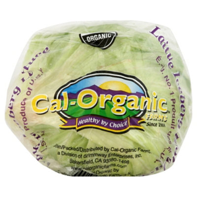 Cal-Organic Farms Organic Iceberg Lettuce - Image 1