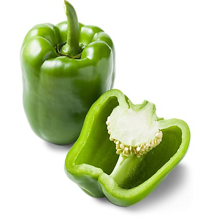 Organic Green Bell Pepper - Image 1