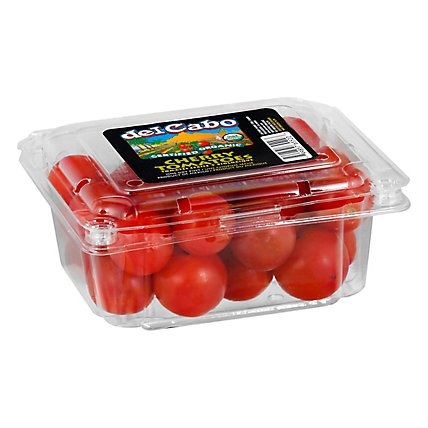 Del Cabo Organic Cherry Prepacked Tomatoes - Pint - Image 1