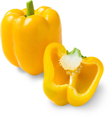 Yellow bell shop pepper