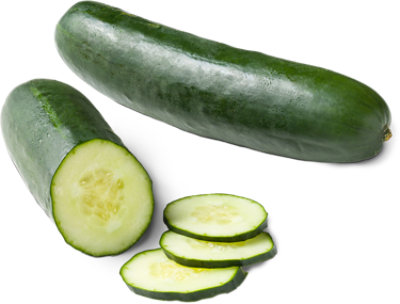 1 PC - Fresh ORGANIC English Cucumber