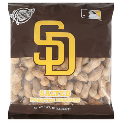 San Diego Padres Salted & Roasted Peanuts - 12 Oz