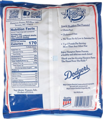 Los Angeles Dodgers Salted & Roasted Peanuts - 12 Oz - Image 6