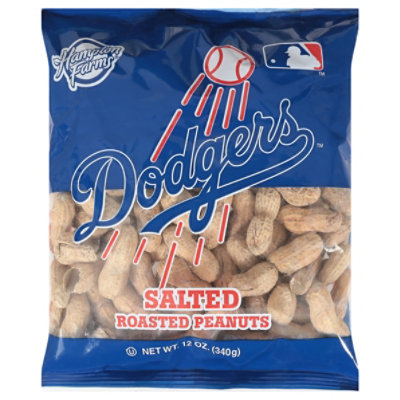 Los Angeles Dodgers Salted & Roasted Peanuts - 12 Oz