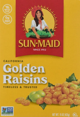 Sun-Maid Raisins California Golden - 15 Oz - Image 2