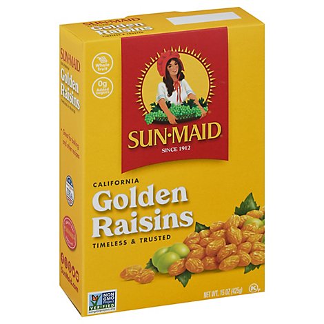 Sun-Maid Raisins California Golden - 15 Oz