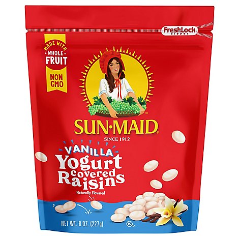 Sun-Maid Raisins Vanilla Yogurt - 8 Oz