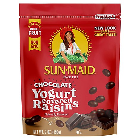 Sun-Maid Raisins Dark Chocolate Yogurt - 7 Oz