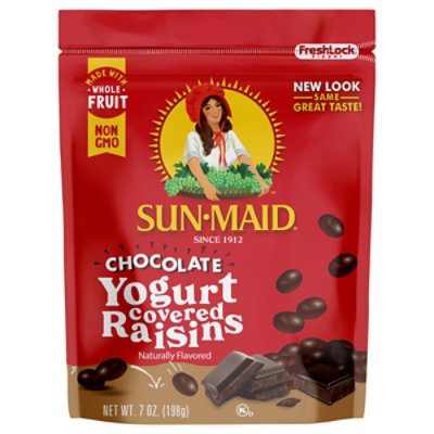 Sun-Maid Raisins Dark Chocolate Yogurt - 7 Oz