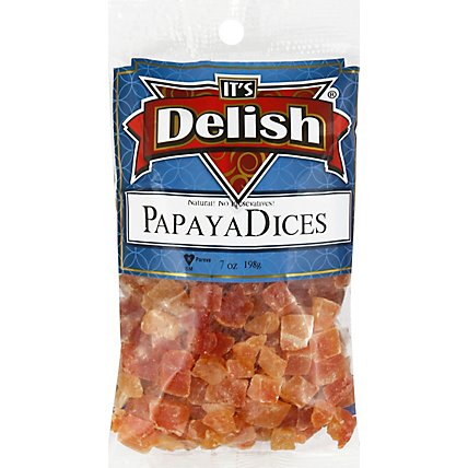 Its Delish Drie Papaya Chunks Prepacked - 7 Oz - Image 2