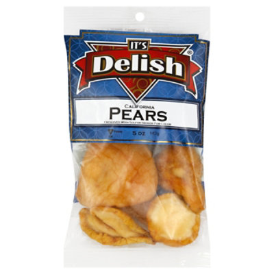 Its Delish Dried California Jumbo Pears Prepacked - 5 Oz