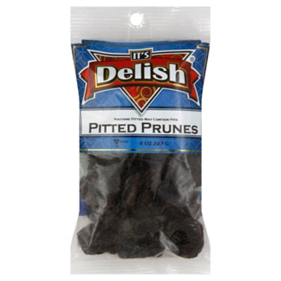 Its Delish Pitted Prunes Prepacked - 8 Oz - Image 1