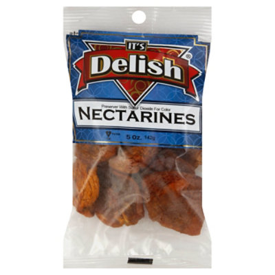 Its Delish Dried Jumbo Nectarines Prepacked - 5 Oz