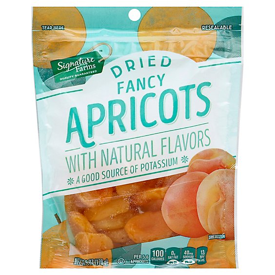 Signature Farms Apricots Fancy Dried - 6 Oz