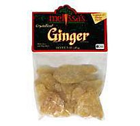 Melissas Crystallized Ginger Prepacked - 3 Oz