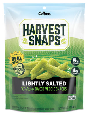 Harvest Snaps Green Pea Crisps Snack Lightly Salted - 3.3 Oz - Image 3