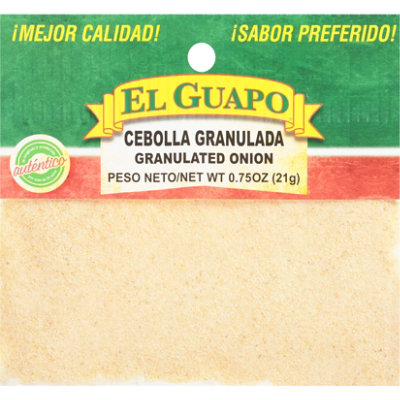 El Guapo Granulated Onion (Cebolla Granulada) - 0.75 Oz