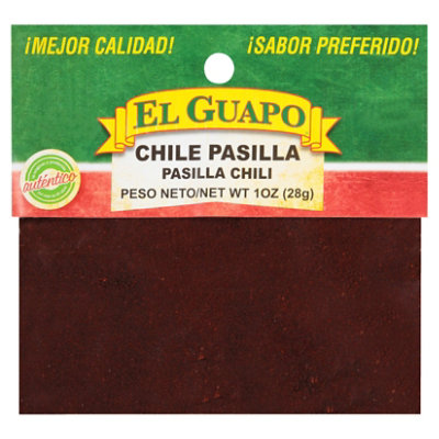 El Guapo Ground Pasilla Chili (Chile Pasilla Molido) - 1 Oz