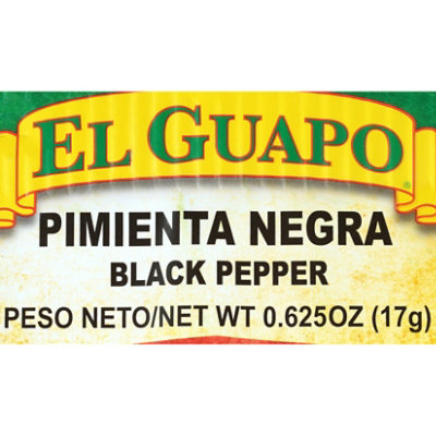 El Guapo Whole Black Pepper (Pimienta Negra Entera) - 0.62 Oz - Image 4
