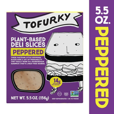 Tofurky Deli Slices Peppered - 5.5 Oz