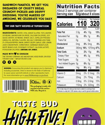 Turtle Island Tofurky Peppered - 5.5 Oz - Image 5