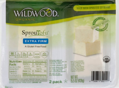 Wildwood Organic Extra Firm Tofu Twin Pack - 15.5 Oz - Image 2